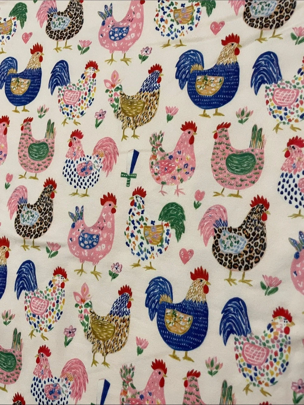 Boutique Pet Bandana Chicken Print